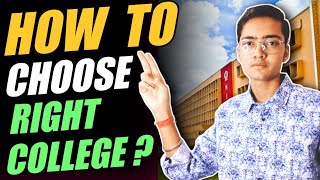 🤯How to Choose the Right College? JEE Mains 2023 counselling tips! JOSAA counselling 2023