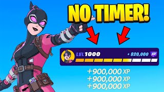 New *NO TIMER* Fortnite XP GLITCH to Level Up Fast in Chapter 5 Season 4! (600k XP)