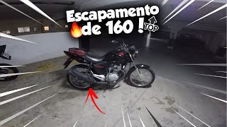 COLOQUEI ESCAPAMENTO ORIGINAL DE START 160 NA FANZINHA !