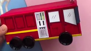 how to make school bus with paper l easy paper craft