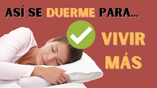 ✅6 CLAVES súper SENCILLAS para DORMIR MÁS Y MEJOR. Con estos trucos VIVIRÁS más años🤫