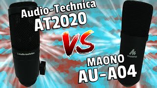 Maono AU-A04 vs AT2020, Budget USB against XLR | Mic Review & Test