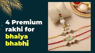 Raksha Bandhan Rakhi Combo Set Brother - Rakhi Gifts for Bhaiya Bhabhi - Lord Ganesha Idol Statue