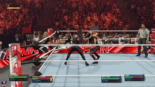 WWE 2K24 STACY KEIBLER STEPHANE McMAHMON VS BECKY LYNCH TAMINA