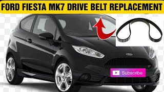 Ford Fiesta mk7 drive belt replacement