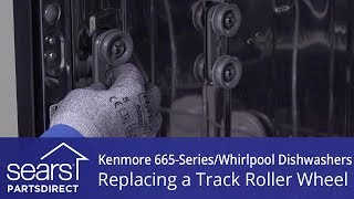 Kenmore 665 Series and Whirlpool Dishwashers - Track Roller Wheel Replacement