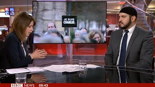 BBC News 24: Abdullah al Andalusi discusses Charlie Hebdo, Free Speech and French Muslim community