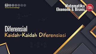 Matematika Ekonomi: Kaidah Kaidah Diferensiasi #2