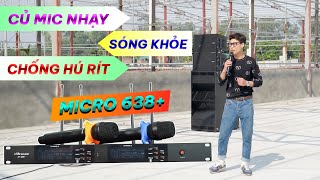 Micro Chuyên Dụng Sự Kiện - Sóng Khỏe - Chống Hú - Hát Bay |  ST-638+ Star Sound