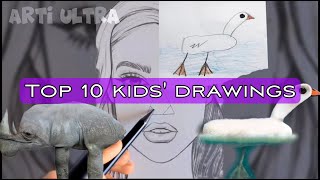 Dad Turns Kids' Drawings into Unbelievable Masterpieces!Transforming sketches into masterpieces