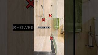 SHOWER DESIGN MISTAKES AND WAYS TO FIX THEM: design tips from Melbourne interior designer