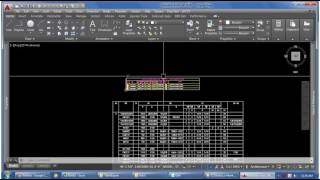 Export line and text table from autocad to excel