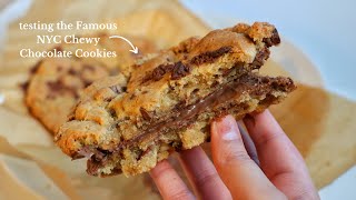 Testing Jacques Torres’ Chocolate Chip Cookie Recipe 🍪 | NYC Bakery Cookies | anisacakesandbakes