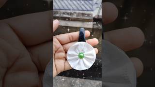 Beautiful Kids hair pin diy with tissue paper📌#diy#craft #trending# #shorts #youtubeshorts #viralyt