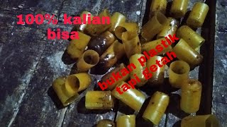 CARA PEMBUATAN KANTONG MADU DARI PROPOLIS BEKAS!!!