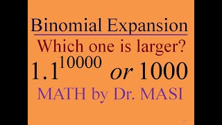 Which Number is Larger, use Binomial Theorem