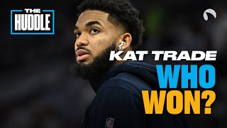 Breaking Down Who WON the KAT Trade | 2024/25 BEST NBA Win Totals Bets | The Huddle