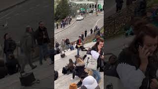 Live Music Show in front of Sacre Coeur Basilica, Paris 2024 France