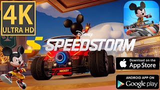 Disney Speedstorm - 4K Mobile iOS Android - iPhone Pro Max - Arcade Racing Simulator - Gameloft