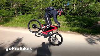 Stealth bomber the Ebike doing Tricks