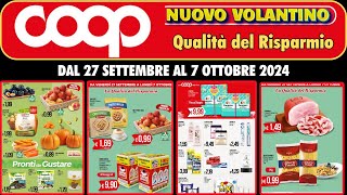 Volantino Coop dal 27 settembre al 7 ottobre 🛒 Offerte sulla Qualità 🟩⬜️🟥 SUPER#anteprima