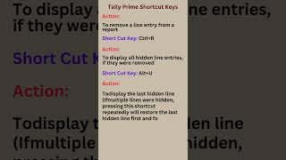 To Remove, To display last and all line in an entry #Tally Prime and Accounting #interview questions