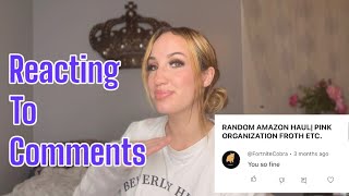 End of The Year Reacting to Comments!