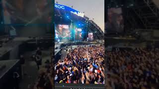 Tiny drone over crowd at Rolling Loud festival #drone #festival #rollingloud #artist #music #art