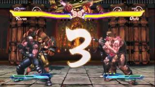 Street Fighter X Tekken - NEW Scramble Gameplay - Raven Ibuki Vs Guile Able