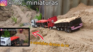 viajando com meus 2 caminhão FH #miniaturas #minis #brinquedos #caminhão #miniaturasdecaminhão