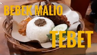 BEBEK MALIO, TEBET | JAGONYA SAMBEL IJO | KULINER TEBET