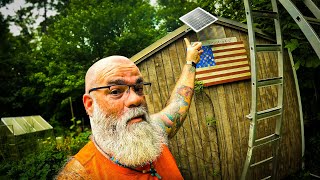 adding diy solar power to my garden shed ( its amazing)