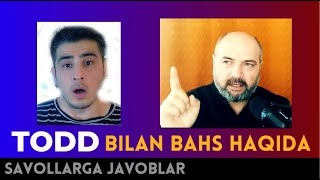 ATHEIST TODD BAHSGA CHAQIRGANMI ?