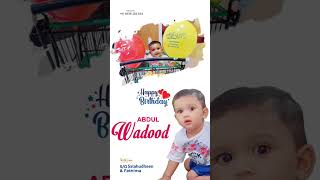 Abdul Wadood | Birthday Song | Shukur Irfani | Salahudheen | Suyoob Thalikulam