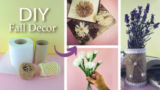 DIY FALL DECOR | How to make an autumn decoration from materials available to everyone