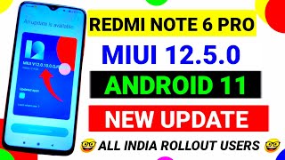 Redmi Note 6 Pro MIUI 12.5 Update | Redmi Note 6 Pro Update | Redmi Note 6 Pro New Update | Redmi 6