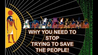 WHY YOU NEED TO STOP TRYING TO SAVE THE PEOPLE!