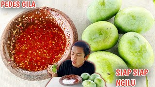 RUJAK MANGGA MUDA SAMA KULITNYA SAMBAL PETIS SUPER PEDASSSS🥵