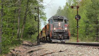 Chasing WCOR 6059 w/Four SD40-3s on BPRR SIRI - 5/16/2023