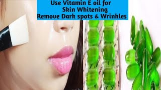 How to use Vitamin E capsule on face!! Vitamin E capsule for skin #short #shortvideo