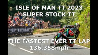 ISLE OF MAN TT 2023 - FASTEST EVER LAP AROUND THE TT COURSE - LIVE FROM THE TRACKSIDE