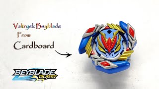 How to make Valtryek Wonder Beyblade From Cardboard - DIY