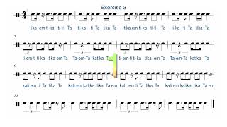 SYNCOPATION RHYTHM EXERCISE FOR INTERMEDIATE & ADVANCED LEVEL #musiclessons