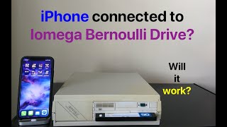 iPhone connected to Bernoulli Drive?  WILL IT WORK?