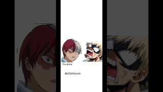 Todoroki is drunk #fyptiktok #mha #anime #trending #manga #tiktokviral #todobakudeku