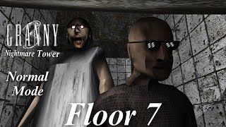 Granny 3 Nightmare Tower | Floor 7 | Normal Mode - Both Grandparents - Gate Escape