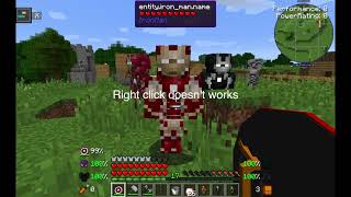 How to suit up Ironman in Heroes (Marvel+DC) mod Minecraft