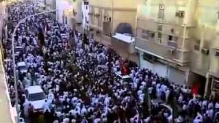 Protests in Saudi.flv  مظاهرات في السعودية تطالب بإسقاط النظام