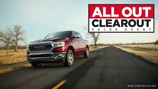 All Out Clearout Sales Event - Save up to 25% Off MSRP