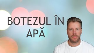 Botezul in apă